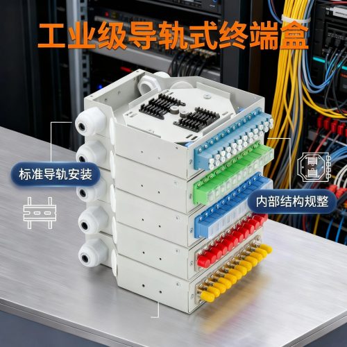 DIN 导轨式光纤终端盒 - 光纤终端盒 - 慈溪市众诚光通信设备有限公司
