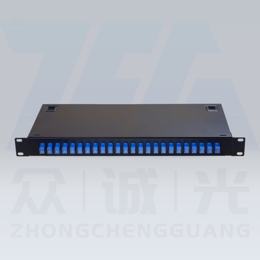 机架式光纤终端盒4/8/12/24/48口SC/FC/ST/LC满配光缆终端桌面 - 光纤终端盒 - 慈溪市众诚光通信设...
